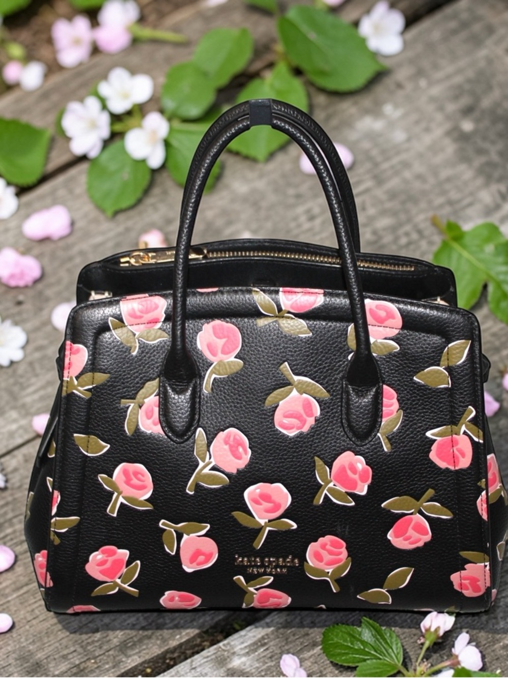 kate spade Knott Ditsy Rose 2-way Handbag